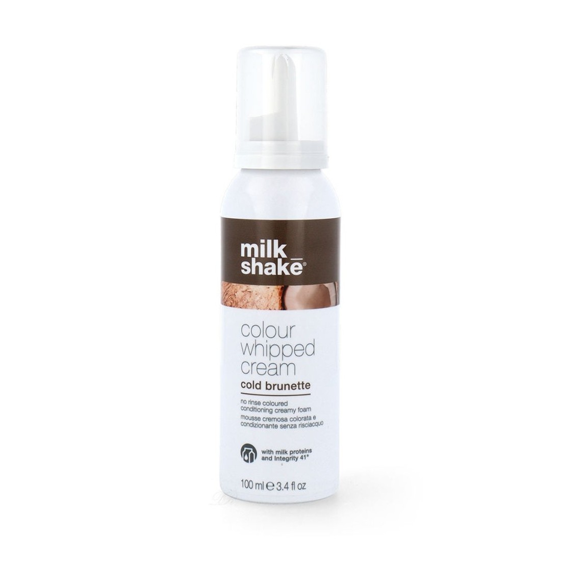 MILK SHAKE COLOUR WHIPPED CREAM COLD BRUNETTE KONDICIONUOJANČIOS DAŽANČIOS PUTOS 100ML