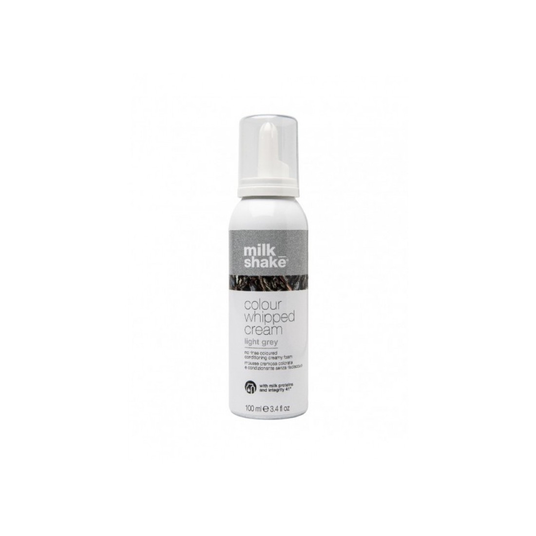 MILK SHAKE COLOUR WHIPPED CREAM LIGHT GREY KONDICIONUOJANČIOS DAŽANČIOS PUTOS 100ML