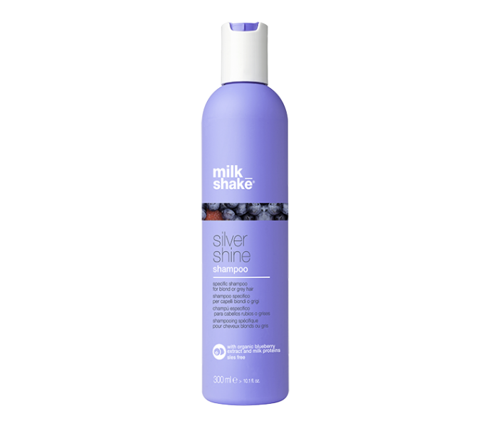 MILK SHAKE SILVER SHINE SHAMPOO ŠAMPŪNAS ŽILIEMS/ŠVIESINTIEMS PLAUKAMS 300ML