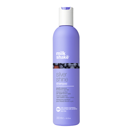 MILK SHAKE SILVER SHINE SHAMPOO ŠAMPŪNAS ŽILIEMS/ŠVIESINTIEMS PLAUKAMS 300ML