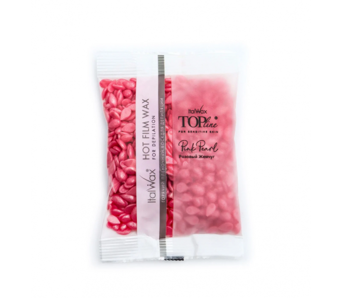 ItalWax Depiliacinis vaškas granulėmis jautriai odai "Top Line PINK PEARL" 100gr