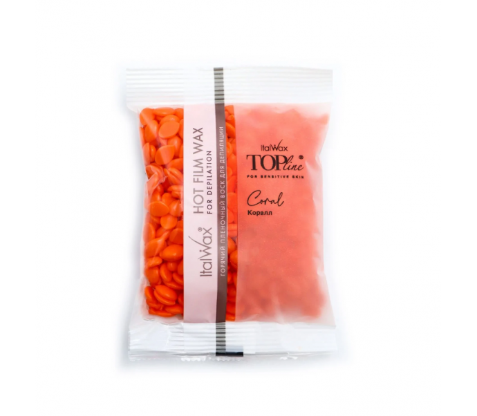 Depiliacinis vaškas granulėmis jautriai odai "Top Line CORAL" 100gr