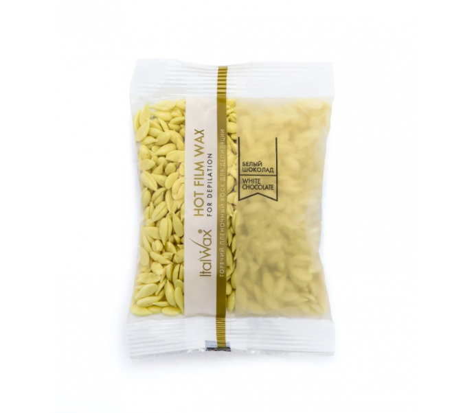 ItalWax depiliacinis vaškas granulėmis WHITE CHOCOLATE