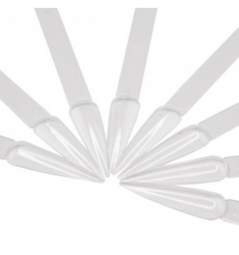 Nagų paletė ant žiedo "Stileto" 40 Vnt. Skaidri