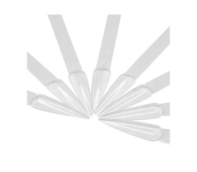 Nagų paletė ant žiedo "Stileto" 40 Vnt. Skaidri