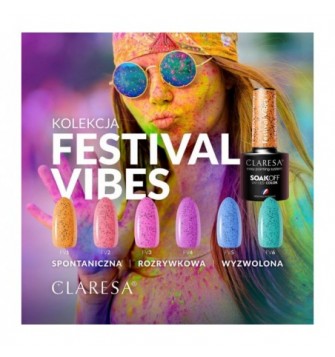 CLARESA Lakier hybrydowy Festival Vibes 2 -5g