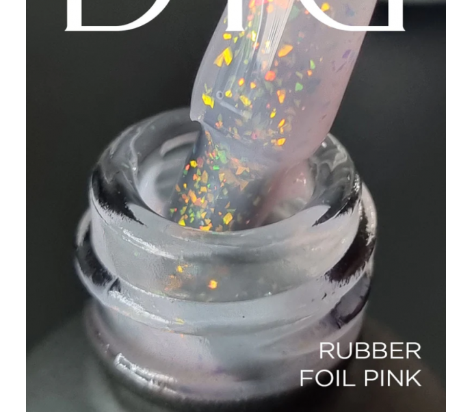 "DIDIER LAB" MASKUOJANTI KAUČIUKINĖ BAZĖ SU FOLIJA "RUBBER BASE FOIL", PINK, 10ML