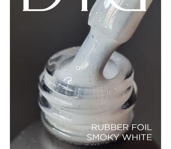"DIDIER LAB" MASKUOJANTI KAUČIUKINĖ BAZĖ SU FOLIJA "RUBBER BASE FOIL", SMOKY WHITE, 10ML