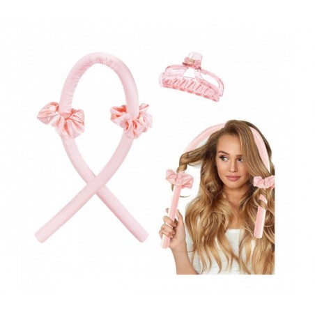 WAŁEK DO NAKRĘCENIA WŁOSÓW RÓŻOWY