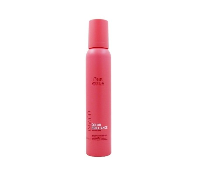 Kondicionuojančios putos Wella Color Brilliance Vitamin Conditioning Mousse 200ml