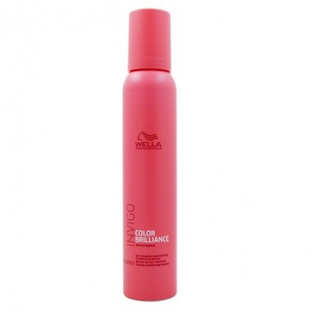 Kondicionuojančios putos Wella Color Brilliance Vitamin Conditioning Mousse 200ml