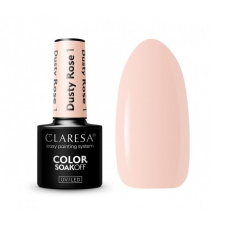 CLARESA HIBRIDINIS NAGŲ LAKAS DUSTY ROSE 1, 5g