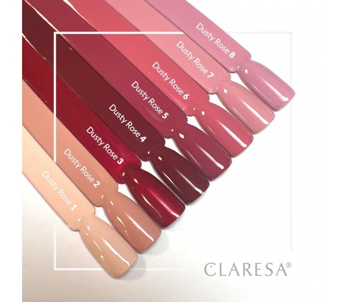 CLARESA HIBRIDINIS NAGŲ LAKAS DUSTY ROSE 5, 5g