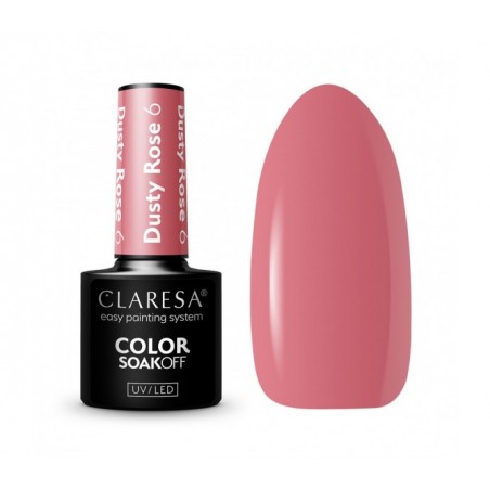 CLARESA HIBRIDINIS NAGŲ LAKAS DUSTY ROSE 6, 5g
