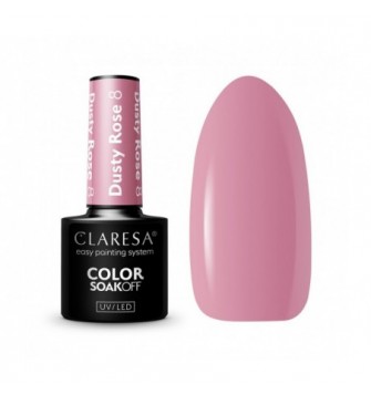CLARESA HIBRIDINIS NAGŲ LAKAS DUSTY ROSE 8, 5G