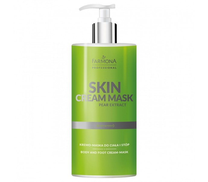 FARMONA SKIN CREAM MASK PEAR EXTRACT Kremas - kūno ir pėdų kaukė 500 ml