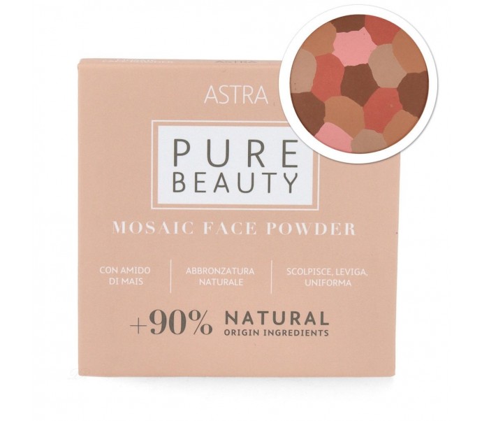 Veido pudra PURE BEAUTY MOSAIC FACE POWDER ASTRA