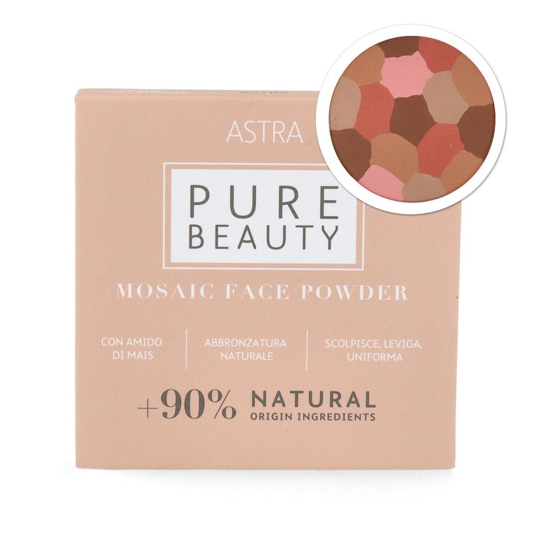 Veido pudra PURE BEAUTY MOSAIC FACE POWDER ASTRA