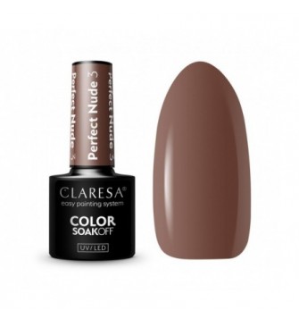 CLARESA Lakier hybrydowy PERFECT NUDE 3 -5g
