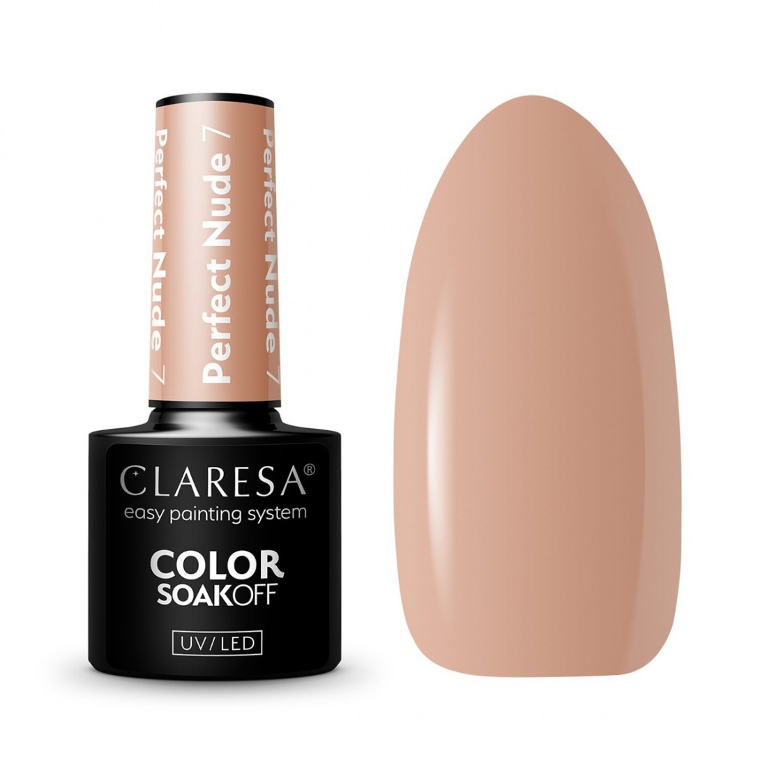 CLARESA HIBRIDINIS GELINIS LAKAS PERFECT NUDE 7 -5g