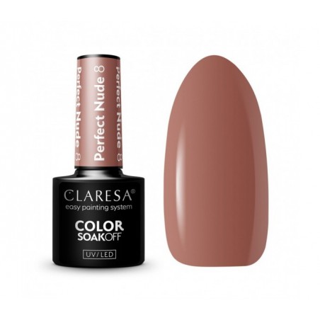 CLARESA HIBRIDINIS GELINIS LAKAS PERFECT NUDE 8 -5g