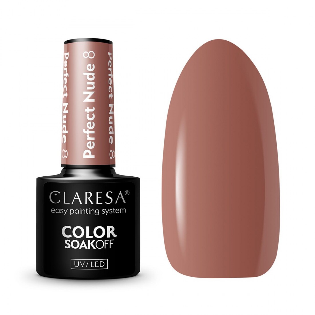 CLARESA HIBRIDINIS GELINIS LAKAS PERFECT NUDE 8 -5g