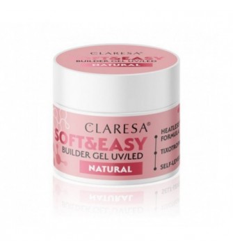 Claresa statybinis gelis Soft & Easy natural 45g