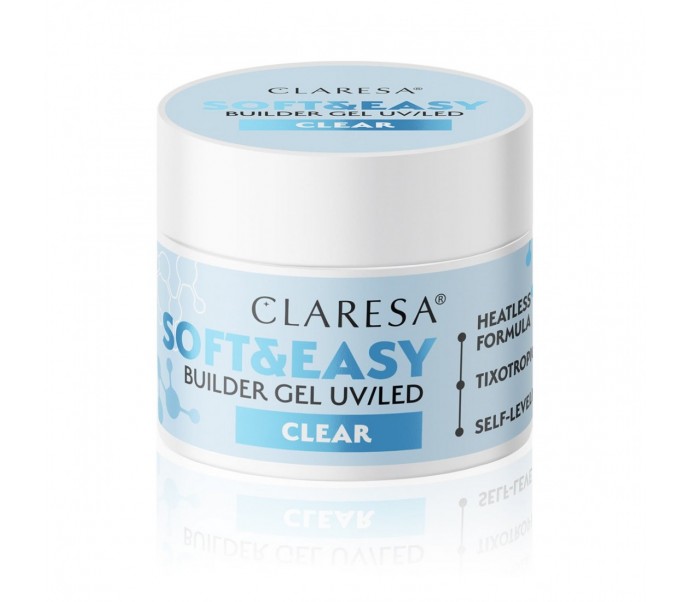 CLARESA STATYBINIS GELIS SOFT & EASY CLEAR 45G