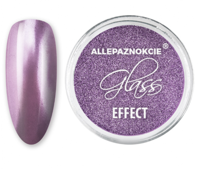 Įtrinamos dulkės GLASS LILAC Nr.6