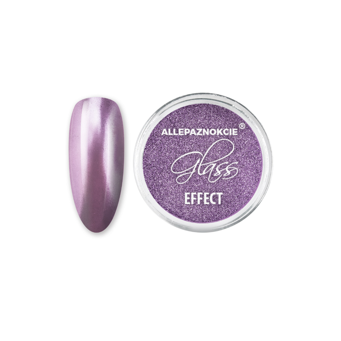 Įtrinamos dulkės GLASS LILAC Nr.6