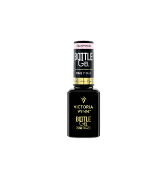 Vienfazis lakuojamas gelis VICTORIA VYNN "Bottle Gel" CANDY PINK 15ml