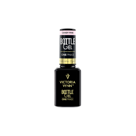 Vienfazis lakuojamas gelis VICTORIA VYNN "Bottle Gel" CANDY PINK 15ml