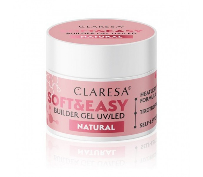 Claresa statybinis gelis Soft&Easy (natural) 90g