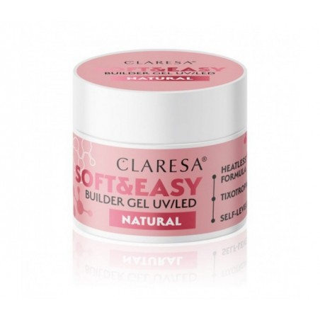 Claresa statybinis gelis Soft&Easy (natural) 90g