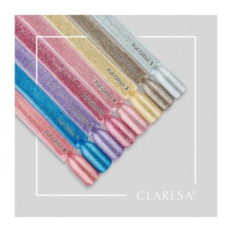 CLARESA Hibridinis lakas FULL GLITTER 8 -5g