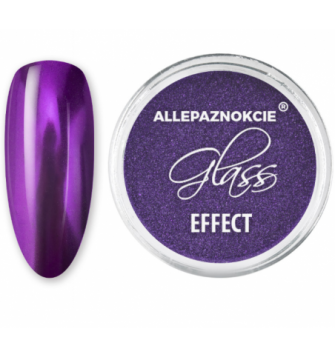 Nagų dizaino dulkės GLASS PURPLE 7