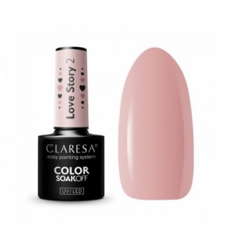 CLARESA hibridinis nagų lakas LOVE STORY 2 - 5g