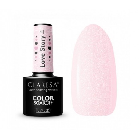 CLARESA hibridinis nagų lakas LOVE STORY 4 - 5g