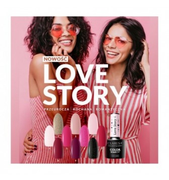 CLARESA hibridinis nagų lakas LOVE STORY 4 - 5g
