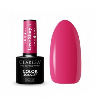 CLARESA hibridinis nagų lakas LOVE STORY 5 - 5g