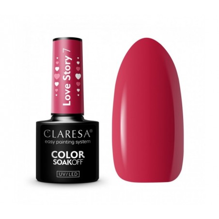 CLARESA hibridinis nagų lakas LOVE STORY 7 - 5g