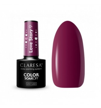 CLARESA hibridinis nagų lakas LOVE STORY 9 - 5g