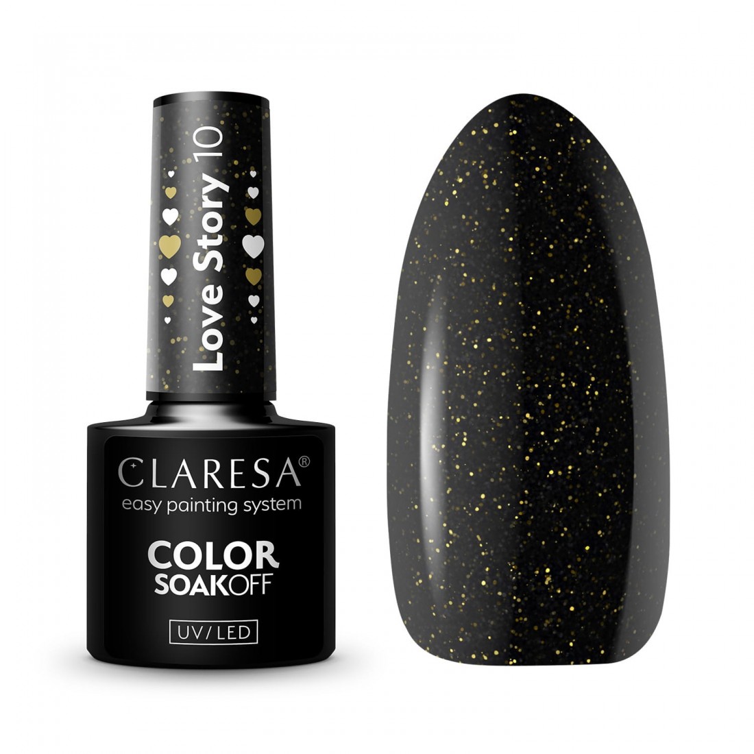 CLARESA hibridinis nagų lakas LOVE STORY 10 - 5g