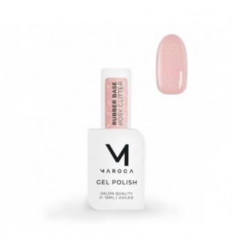 MAROCA Ruber base ROSE GLITTER 10ml