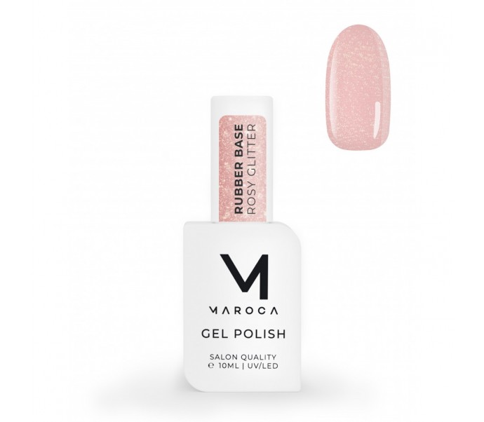 MAROCA Ruber base ROSE GLITTER 10ml