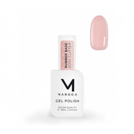 MAROCA Ruber base ROSE GLITTER 10ml