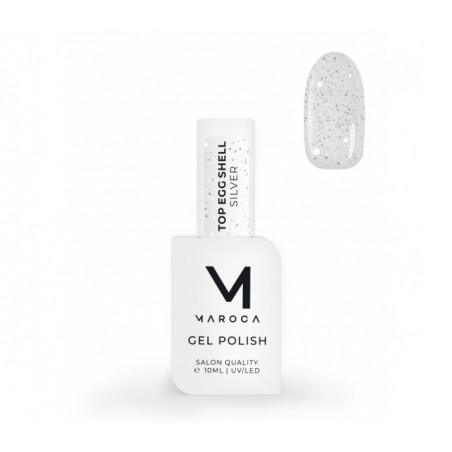Gelinio lakavimo topas MAROCA "TOP EGG SHELL SILVER"