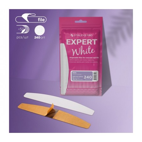 STALEKS klijuojamos dildės EXPERT baltos DFE-40-240W