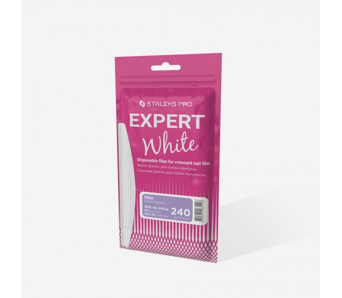 STALEKS klijuojamos dildės EXPERT baltos DFE-40-240W