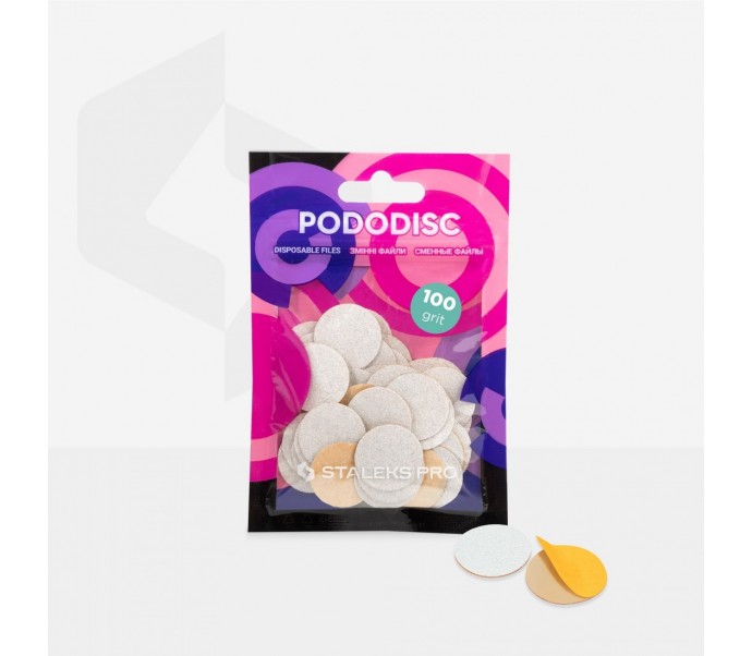 Staleks abrazyvai podo diskui M 100gr 50vnt PDF-20-100W